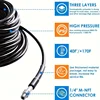 1pc Sewer Jetter Kit For Pressure Washer,20FT-200FT5800PSI Drain Cleaner Hose,1/4 Inch NPT 3