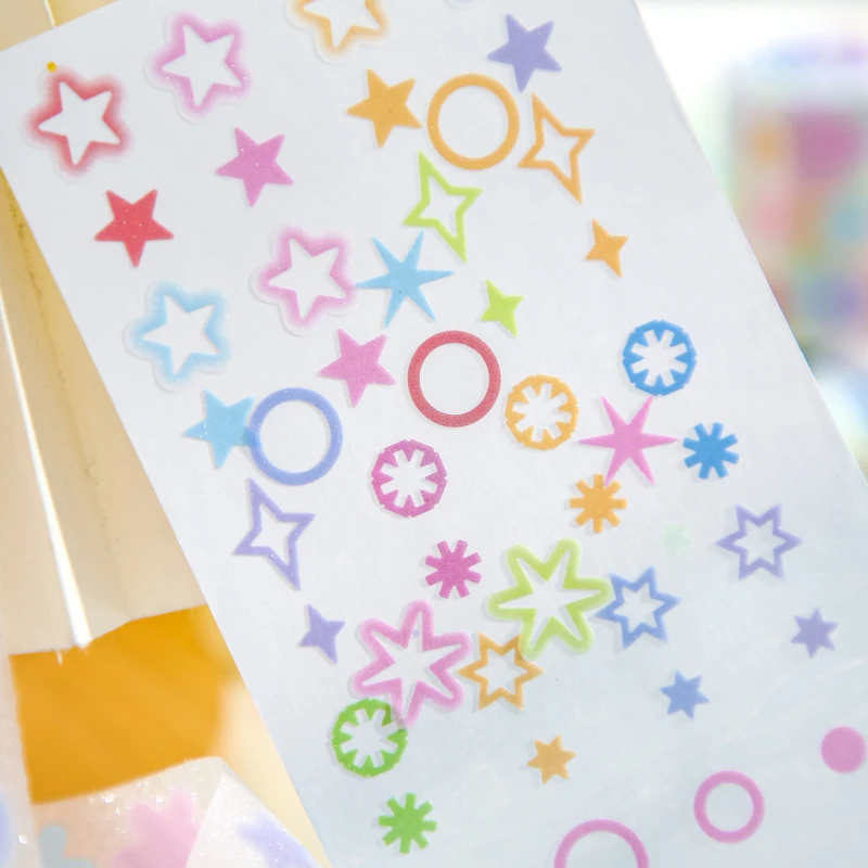 50mm * 2m 스위트하트 메모 시리즈 카와이 플래시 샌드 다이 커팅 테이프 DIY 다이어리 스크랩북 창의적 핸드북 미학 스티커