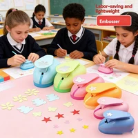5×3×4.5cm Flower Punch, Kids DIY Paper Cut Embossing Tool, Labor-Saving Hole Punch for Scrapbooking & EVA Foam Crafts 3