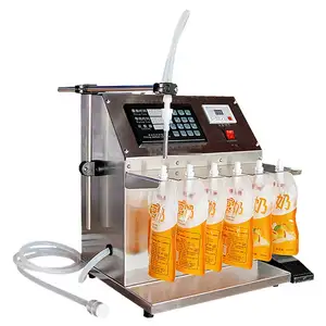 Dual-purpose filling machine Automatic quantitative Chinese medicine liquid soymilk milk beverage sub-filling machine