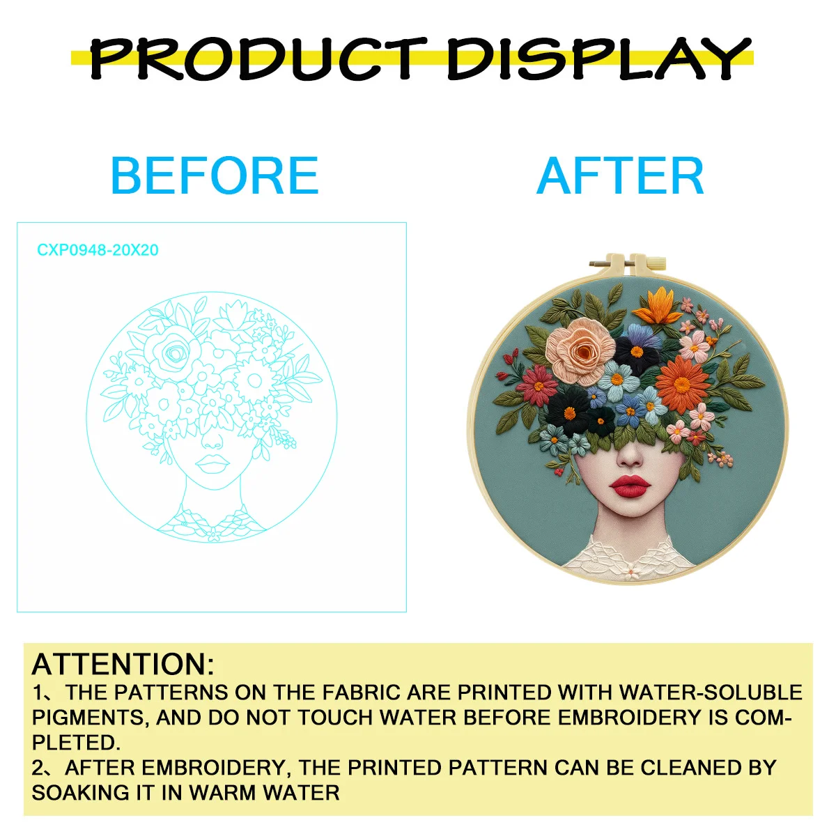 Floral Embroidery Starter Kit 2