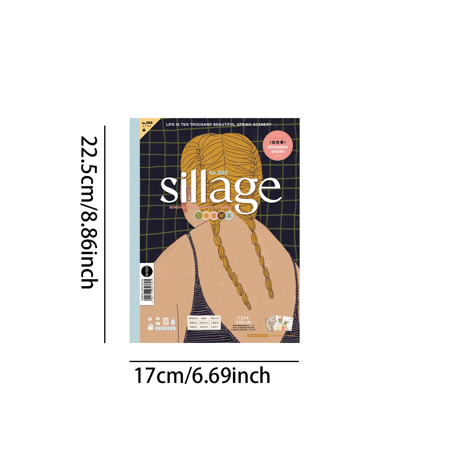 Set di 58 Pezzi di Carta Bianca e Carta per Tracciare, Kit di Decorazioni per Scrapbook, Stile Misto per Decorazione di Diari - immagine 5