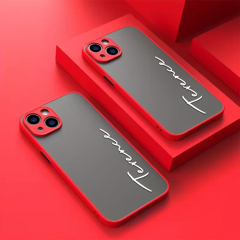 Personalized Customized Name Color Blocking Ultra-thin TPU Phone Case for thumbnail 5