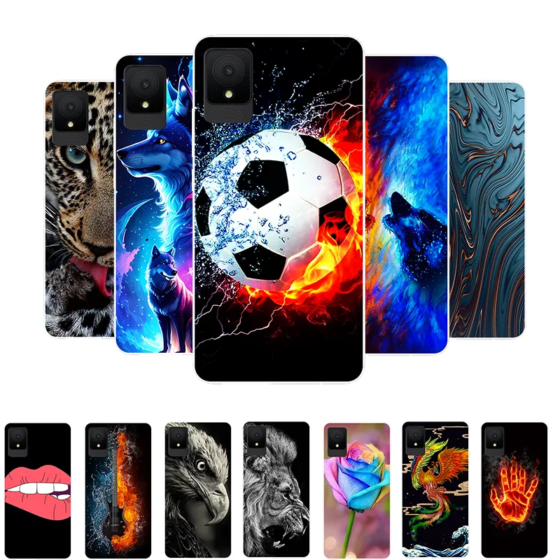 Football Soft Silicone Back Case for TCL K11 - Protective Phone Cover