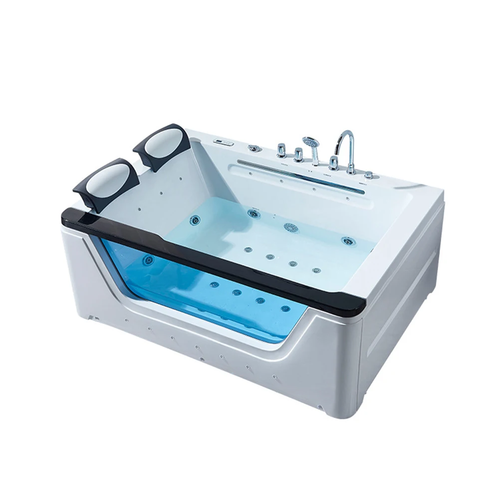 1700mm Fiberglass Whirlpool Bathtub Acrylic Hydromassage Surfing Massaging Hot Tub RS3020