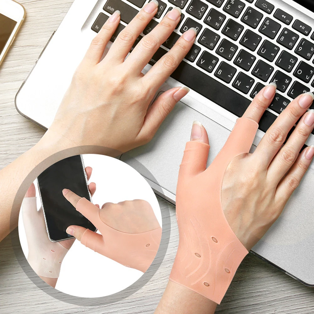 1PCS Gel Thumb Wrist Support-Waterproof Wrist Brace-Hand Brace Cool Wrap For Arthritis Dequervains Tenosynovitis Sprained J