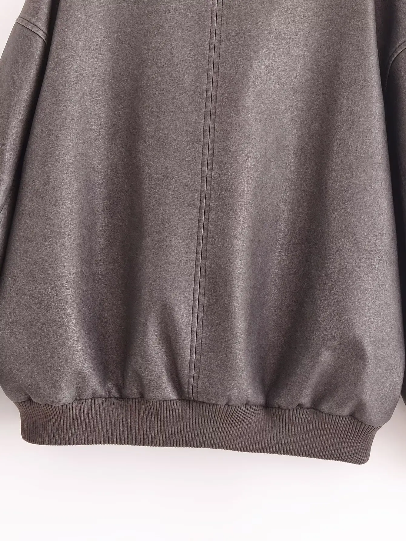 Faux Leather Jackets Women's Coat Pu Long Sleeve Outwear Elegant Solid Fashion 2024 inszart Casual Loose With Zipper Woman Coat