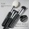 BEILI Black Makeup brushes set Professional Natural goat fiber hair brushes Foundation Powder Contour Eyeshadow make up brushes 3