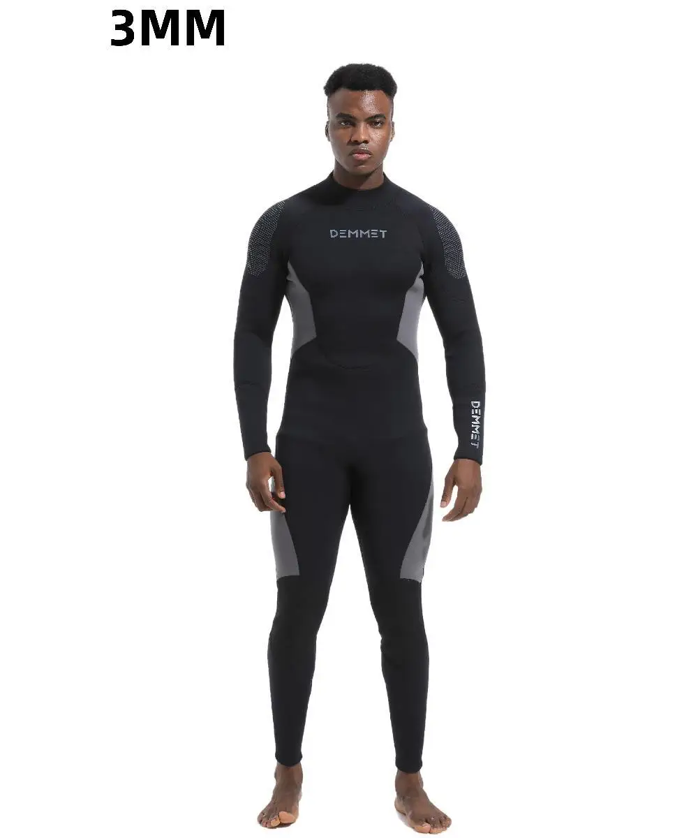 Diving Suit Neoprene Wetsuit Men Women 1.5MM/3MM Scuba Diving Full Suit Spearfishing Swimwear Snorkeling Surf One Piece Set Winter Keep Warm