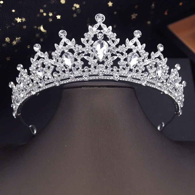 Fonyiunce Prinzessin Krone - Strass Diadem Für Hochzeit & Cosplay