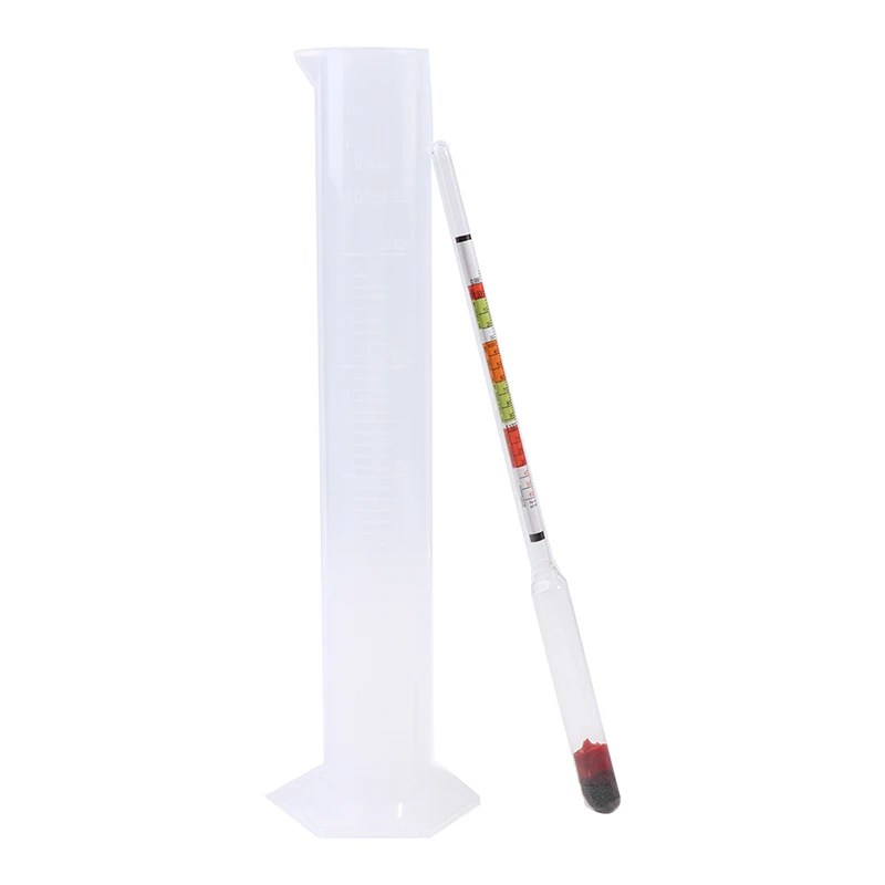 Description Picture 6 of item3Pcs/set Triple Scale Hydrometer For Home Brew Wine Beer Cider Alcohol Testing 3 Scale Hydrometer Wine Sugar Meter Gravity Test