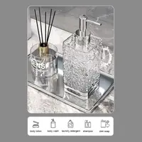 Multipurpose Soap Dispenser Easy to Clean Glass Soap Pump Dispenser Ideal for Bath and Bathroom 2