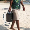 Portable Power Station, 662Wh LiFePo4 Battery Solar Generator, 2 AC Power Sockets, 110V, 1000W, DC 12V Car and USB Ports 6