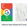 Google Review French Italian English Language NFC Card Simple with Google review Waterproof Durable 6