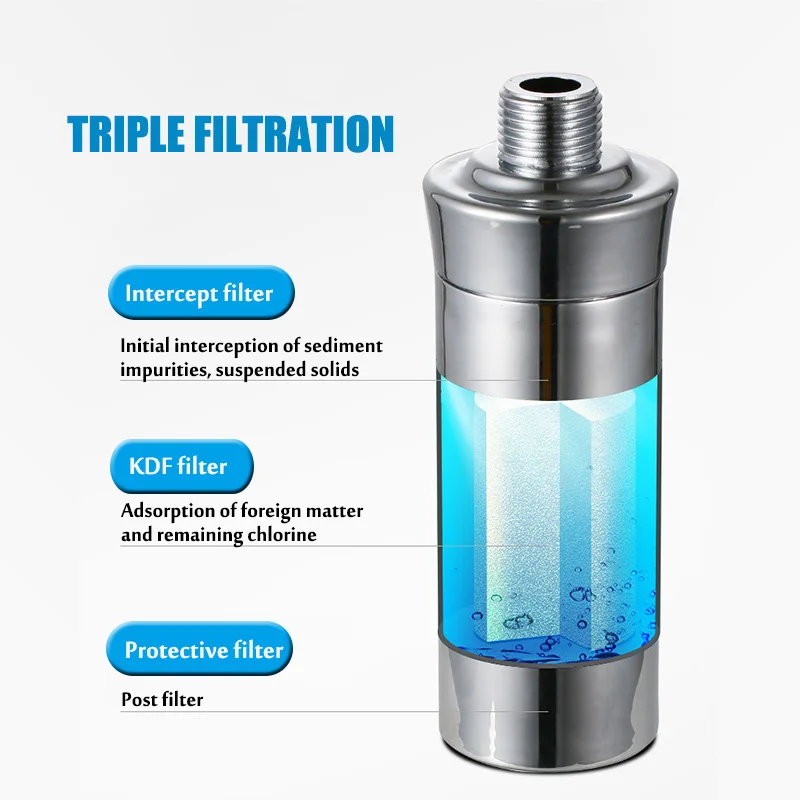 2PCS Class 15 ABS Purifier Shower Filter Shower Filter Purifier Bath Water Water Treatment Health Softener