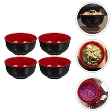 

4Pcs Kitchen Food Serving Bowl Household Soup Rice Bowl for Home Restaurant
