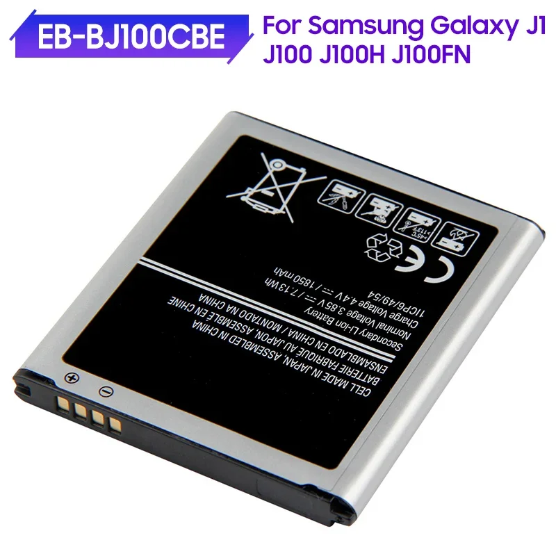 

New Phone Battery EB-BJ100CBE EB-BJ100BBE For Samsung Galaxy J1 j100 J100F J100D J100H J100FN J100M NFC Batteries 1850mAh