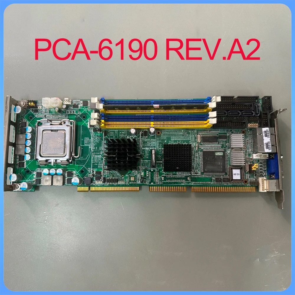 For Advantech Industrial Computer Motherboard PCA-6190 REV.A2 Dual Ethernet port 2 For Advantech Industrial Computer Motherboard PCA 6190 REV A2 Dual Ethernet port