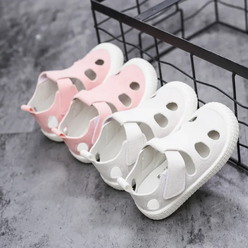 Baby shoes kids shoes children sandals kids sandals Children's Magic Sole Barefoot Shoes Breathable Hollow Out Design Unisex Baby Boys And Girls Soft Bottom Sandals
