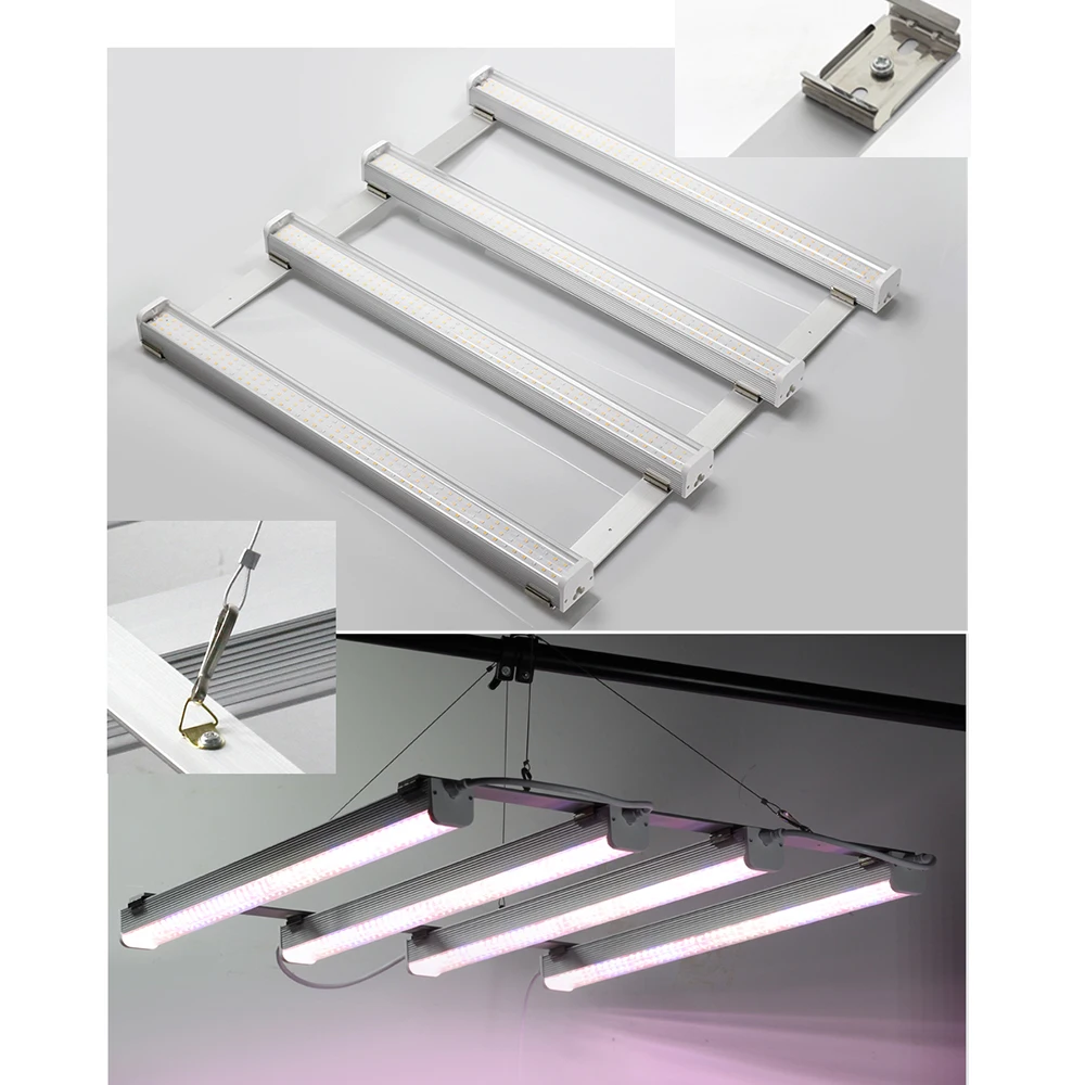 Voll spektrum LED wachsen Licht für Gewächshaus AC100-265V 4000k Sonnenschein 380-780nm 144pcs für Gemüse Blumen