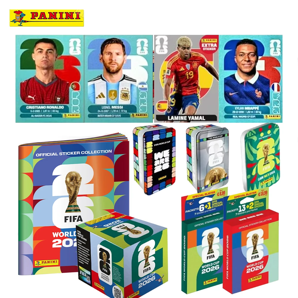 Authentic 2026 Panini FIFA World Cup Hardcover Album Limited Official Sticker C…