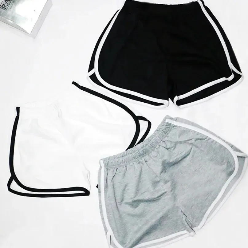 Sports Shorts Women Sunmmer Casual Loose Straight Pants Wearing High-Waisted Thin Anti-Walking Three-Point Yoga Hot Pants 5