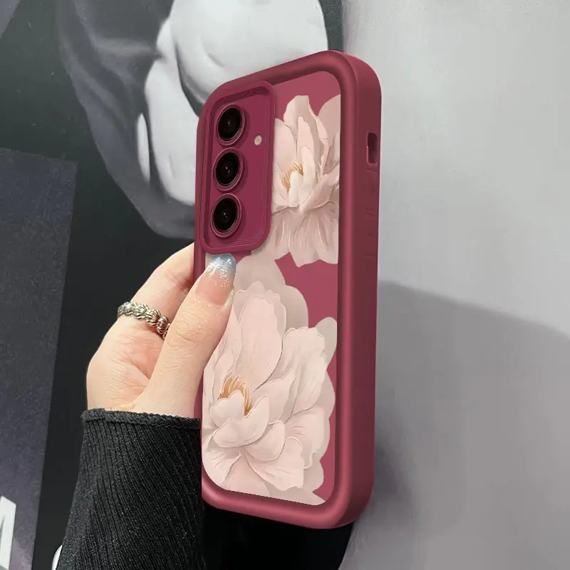 Vibrant Giant Flowers Sky Eye Phone Case Cover