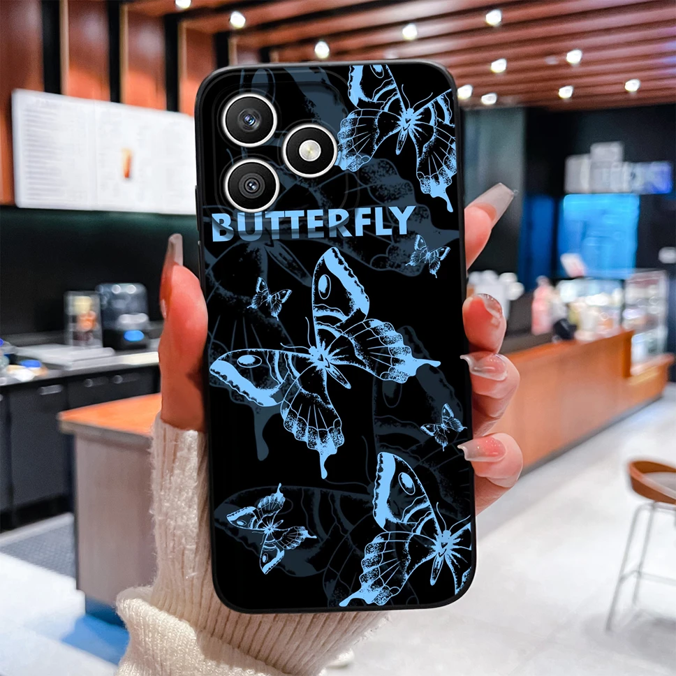 Green Cute Rabbit Pattern Silicone Case for For Honor X8D - Flexible, Anti-Drop with Full Camera Protection