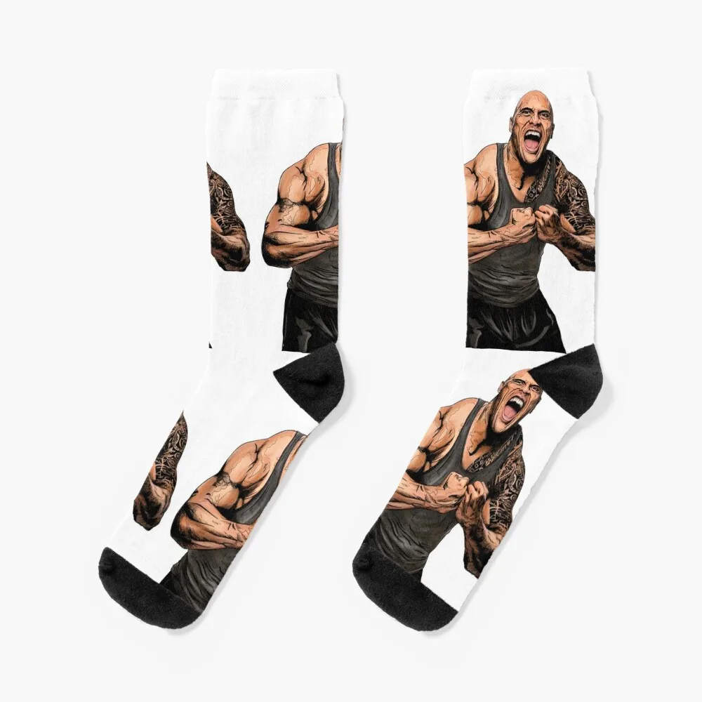 

Dwayne Johnson Socks anti-slip Lots cool Socks Woman Men's