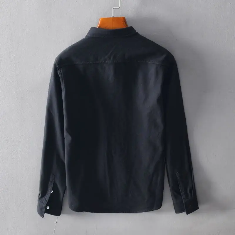 Autumn KPOP Fashion Style Harajuku Slim Fit Shirt Loose All Match Casual Thick Jacket Korean Style Button Long Sleeve Outerwear