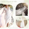 Pearl Tulle Table Runner Tablecloth White Table Cloth Wedding Veil Fabrics for Wedding Birthday Party Arch Dessert Table Decor 5