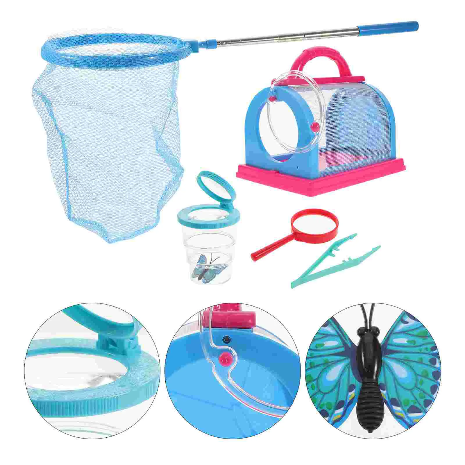 

Tool Insect Observation Kit Child Magnifying Glasses Little Critters Vacuum for Kids Plastic Cloth Grabber