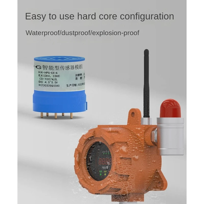 B17C SNDWAY Explosion-Proof Combustible Gas Detector Can Support 4G Network Transmission All-In-One Installation Instruments