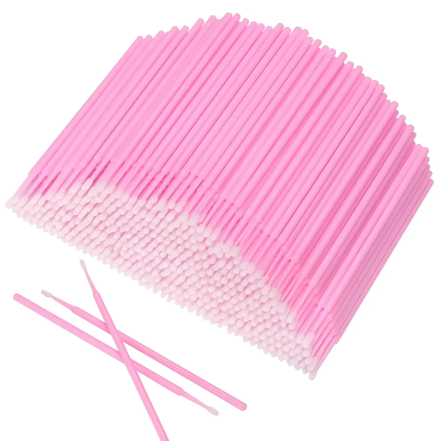 Disposable Applicators Brush 100 PCS Micro Applicators Eyelash Extension Individual Mascara Brush for Make up and Clean and Comp