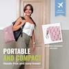 Multifunctional Flannel Storage Foldable Outdoor Airplane Bag Travel Blanket Car Blanket 3