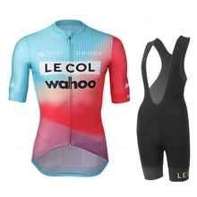 Lecol 2022 nova camisa de ciclismo verão conjunto respirável equipe corrida esporte bicicleta jérsei dos homens roupas ciclismo curto camisa
