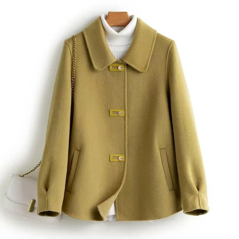 

Lapel Jackets Women Fashion Lamb Wool Coats Women Elegant Comfortable Thickened Jacket Female Ladies Traf Manteau Femme Hiver