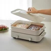220V Electric Hotpot Household 4L Split Double-flavoured Pot 1600W Multifunctional Split-control Speed Heating Non-stick Pan 5