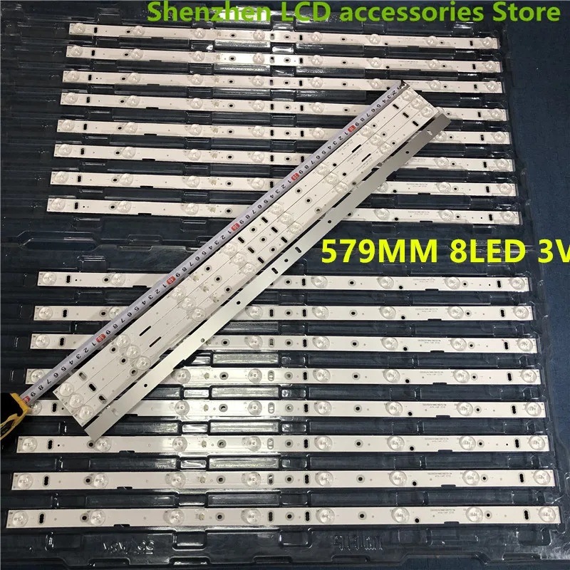 

LED Backlight For LE32F50 LE32F33 Light Bar ZH32D08-ZC14F-01 1-315-316-33 303XH320031 aluminium 100%new