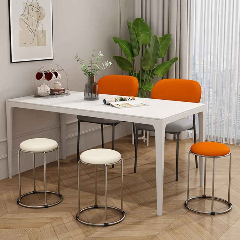 

Portable Living Room Dinning Stool Design Modern Simplicity Dining Chairs Foldable Design Sedie Da Cucina Outdoor Furniture