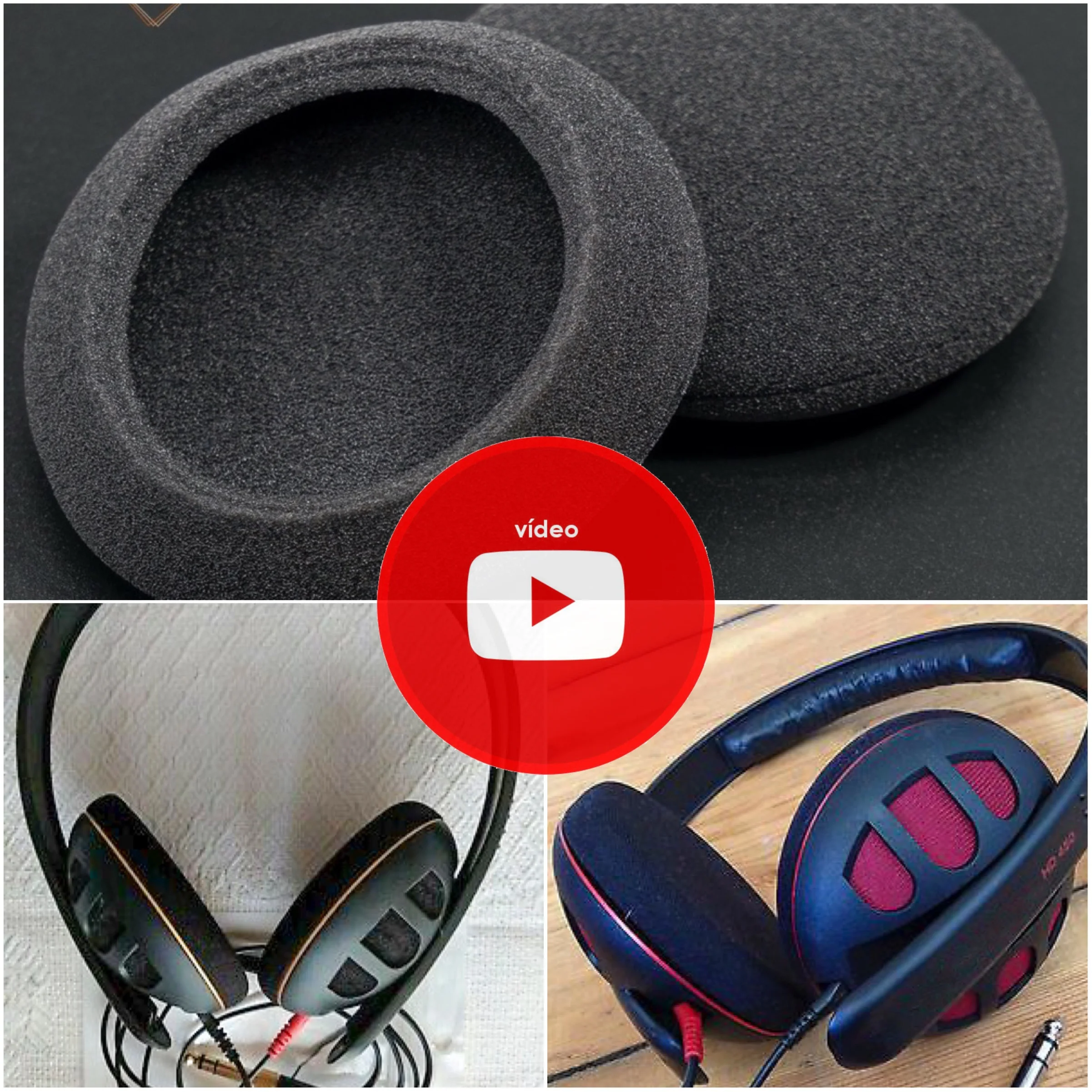 

Earpads Foam Pads For Sennheiser Hd 450 Ii Hd 480 Classic Hd 480 Cl-Ii Hd 480 Ii 5mm Thickened Supper High Density Earmuff Spong