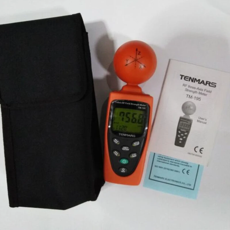 Emf meter tester 3 Axis High Frequency RF Field Strength Meter TM-195 EMF Tester TM195