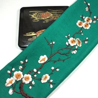 Plum Blossom Flower Embroidery Patch – 1PC Iron-On Applique Fabric Sticker for Clothing, DIY Sewing & Repair Craft - Image 4