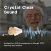 Hearing Aids CIC Binaural Rechargeable Digital For Adults With Intelligent Noise Cancellation, Full Digital Circuitry, High&Low 4