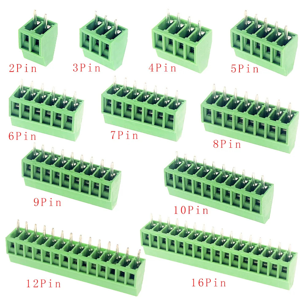 510pcsKF128254mmPCBMiniScrewTerminalBlocksConnectorforWires