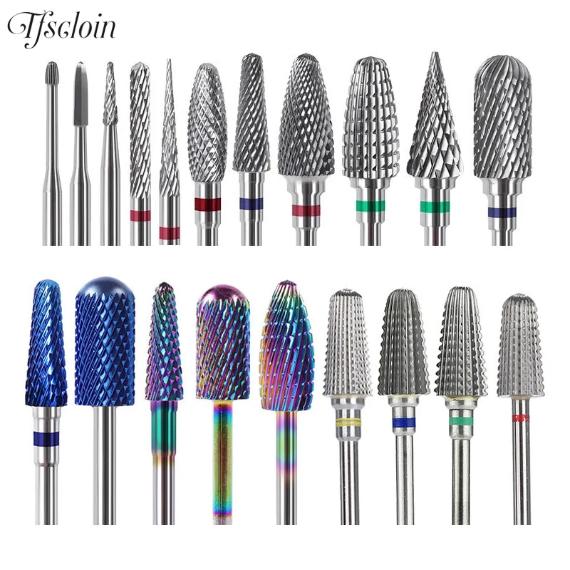 

1pcs Tungsten Carbide Milling Cutters for Electric Nail Drill Machine Cuticle Clean Rotary Nail Drill Equipment Tools Kit