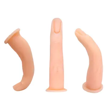 Formazione per nail art Mano in silicone morbido Pratica per unghie finte con giunti Punte per unghie finte pieghevoli Accessori per manicure