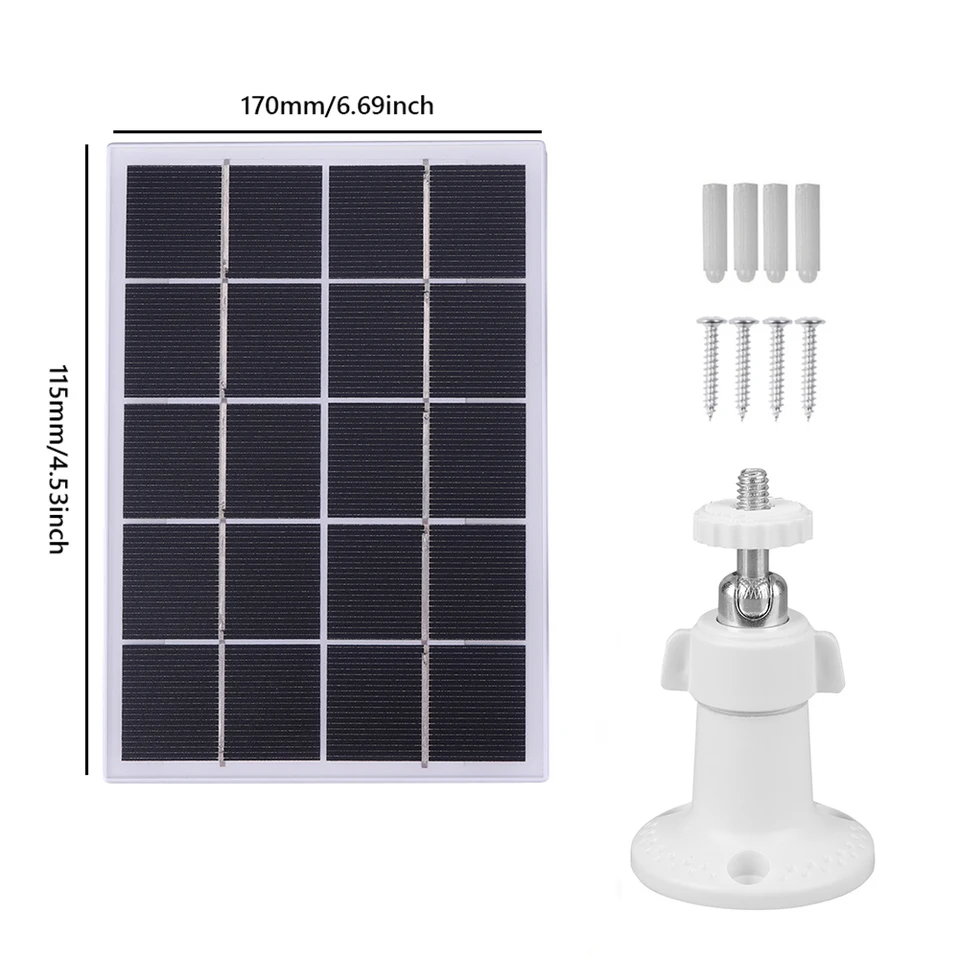 4W Solar Charger for Ring Video Doorbell System