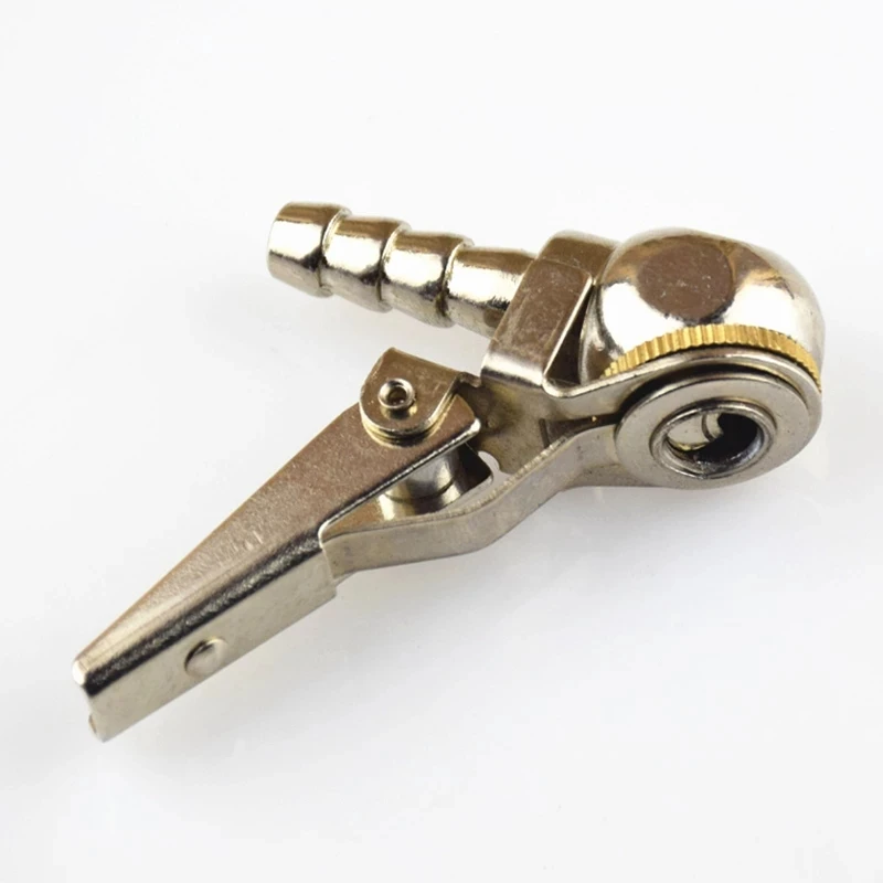 

1/4 "NPT воздушный патрон для шин, манометр, латунный шарик, автомобильный насос для шин с зажимом, инструменты для ремонта автомобильных шин TCC01