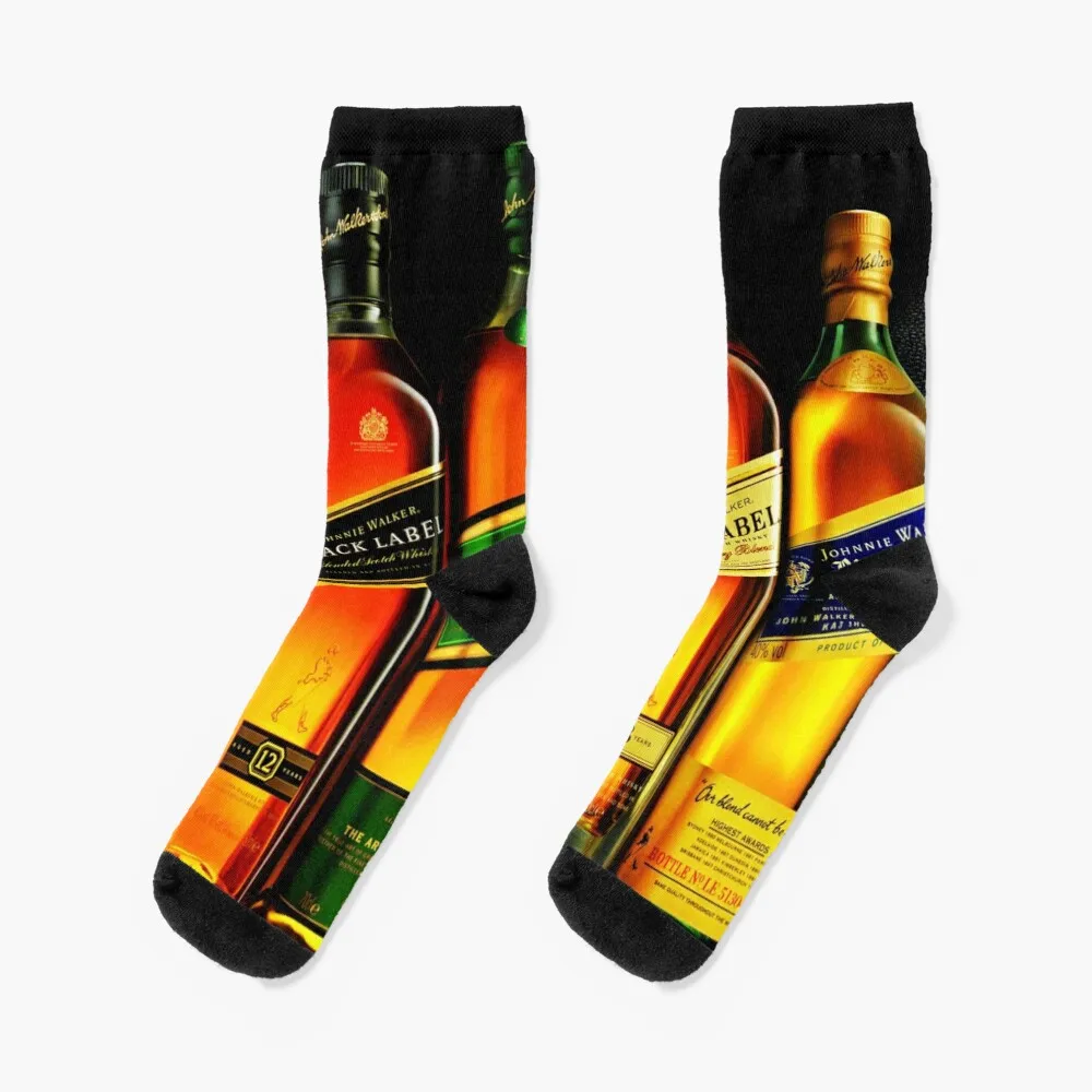 

Aesthetic Johnnie Bottle Poster Socks Warm Socks For Men Winter Man Socks